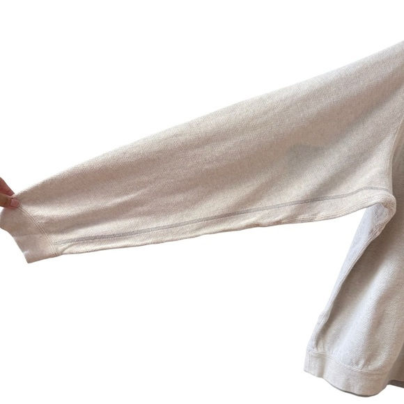 Tommy Bahama 1/4 Zip Sweater Size XXL Beige 100% Cotton Neutral Office Casual - Picture 8 of 9